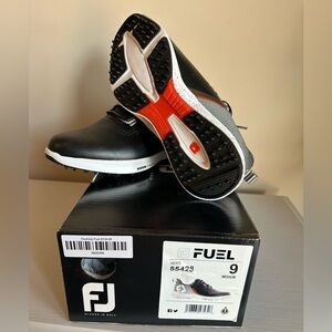 NEW FootJoy Fuel Golf Shoes 2024 - Black/Red